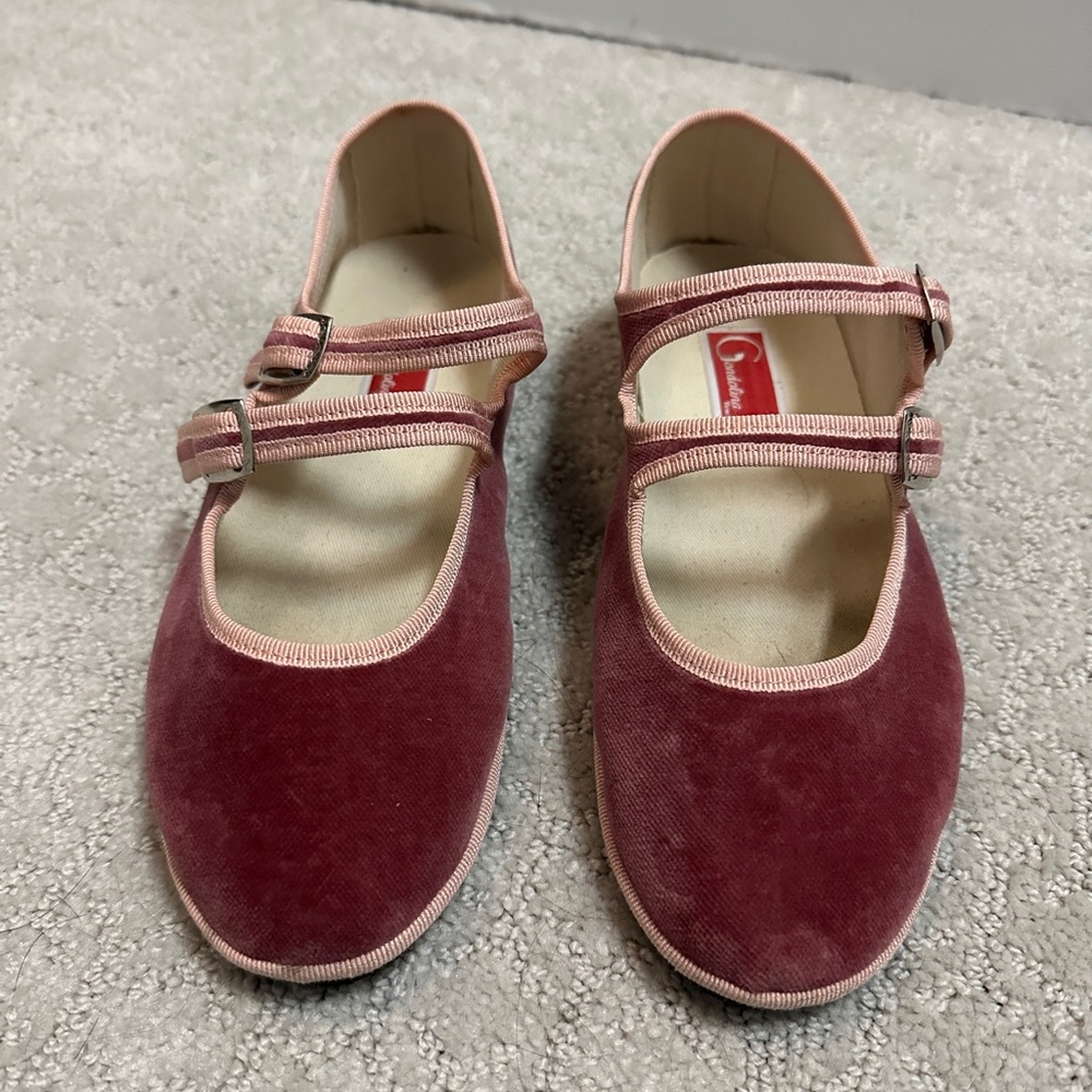 Elegant Velvet Mary Jane Flats